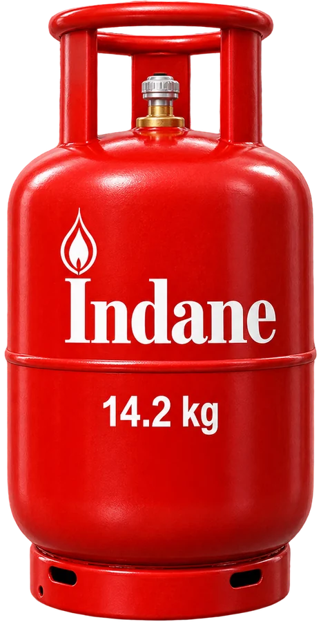Indane 14.2 kg domestic cylinder